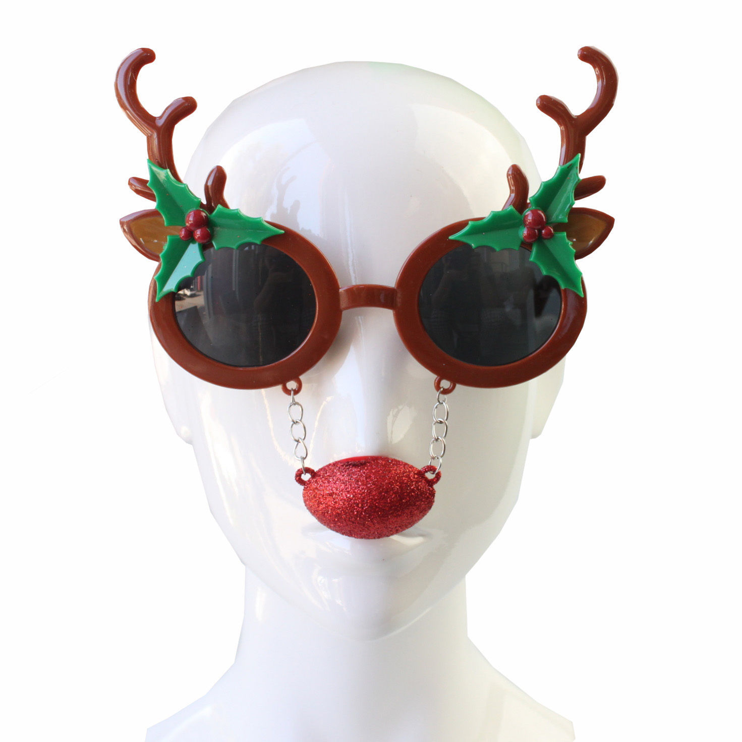 Christmas Xmas Party Glasses Photo Booth Props Costume Accessories