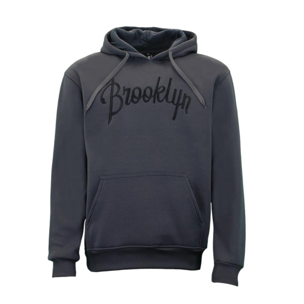 Men's Fleece Hoodie Pullover Hooded Jumper Sweater Embroidered BROOKLYN S to 5XL - Picture 93 of 137