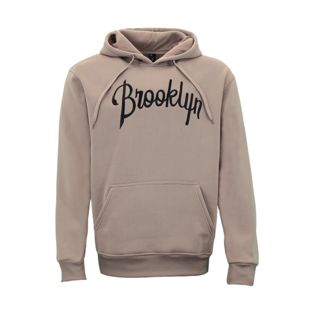 Men's Fleece Hoodie Pullover Hooded Jumper Sweater Embroidered BROOKLYN S to 5XL - Picture 133 of 137
