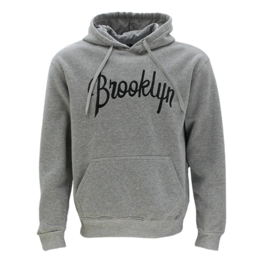 Men's Fleece Hoodie Pullover Hooded Jumper Sweater Embroidered BROOKLYN S to 5XL - Picture 69 of 137