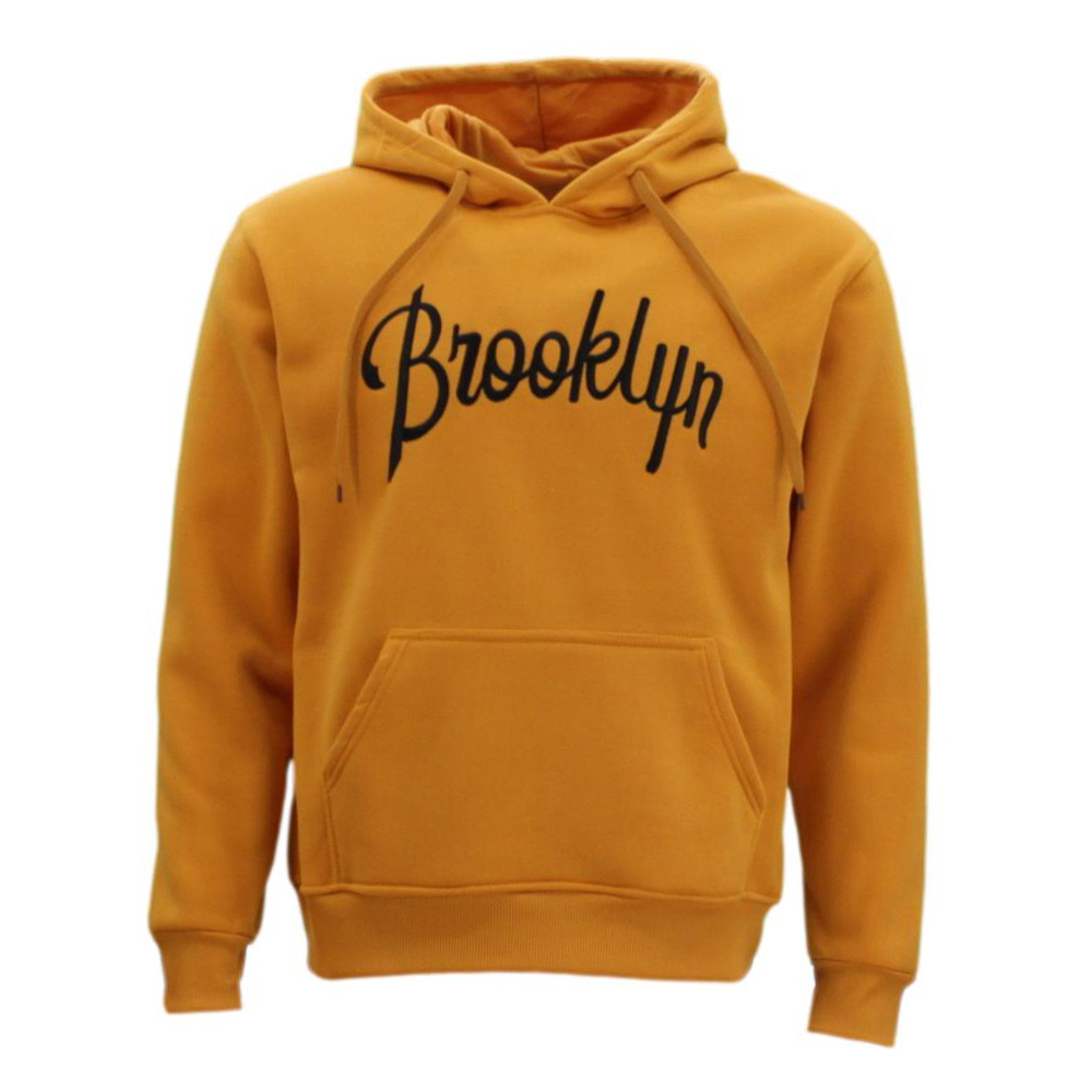 Men's Fleece Hoodie Pullover Hooded Jumper Sweater Embroidered BROOKLYN S to 5XL - Picture 63 of 137