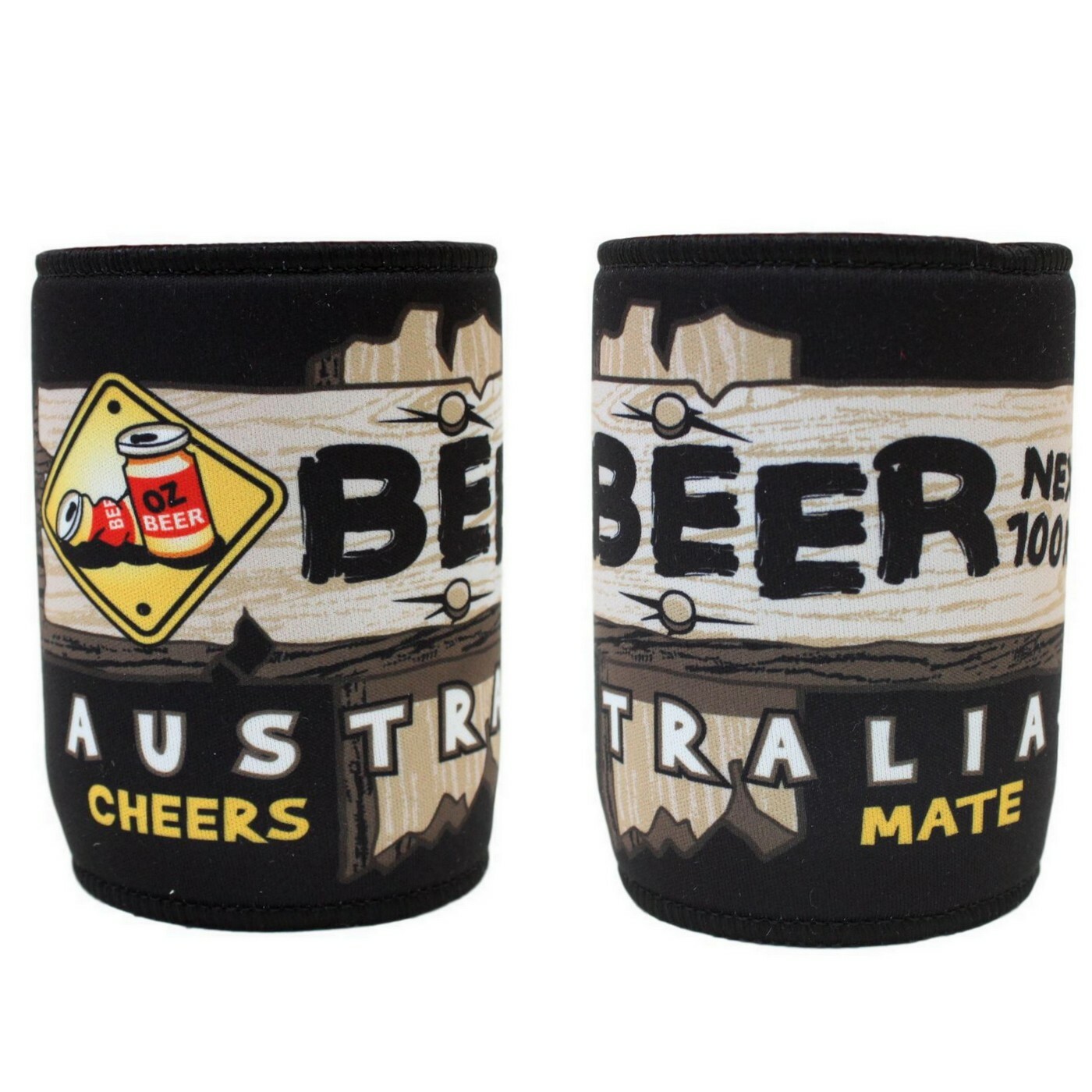 Stubby Holder Stubbie Can Beer Bottle Drink Cooler Australia Flag Funny Souvenir - Picture 23 of 110