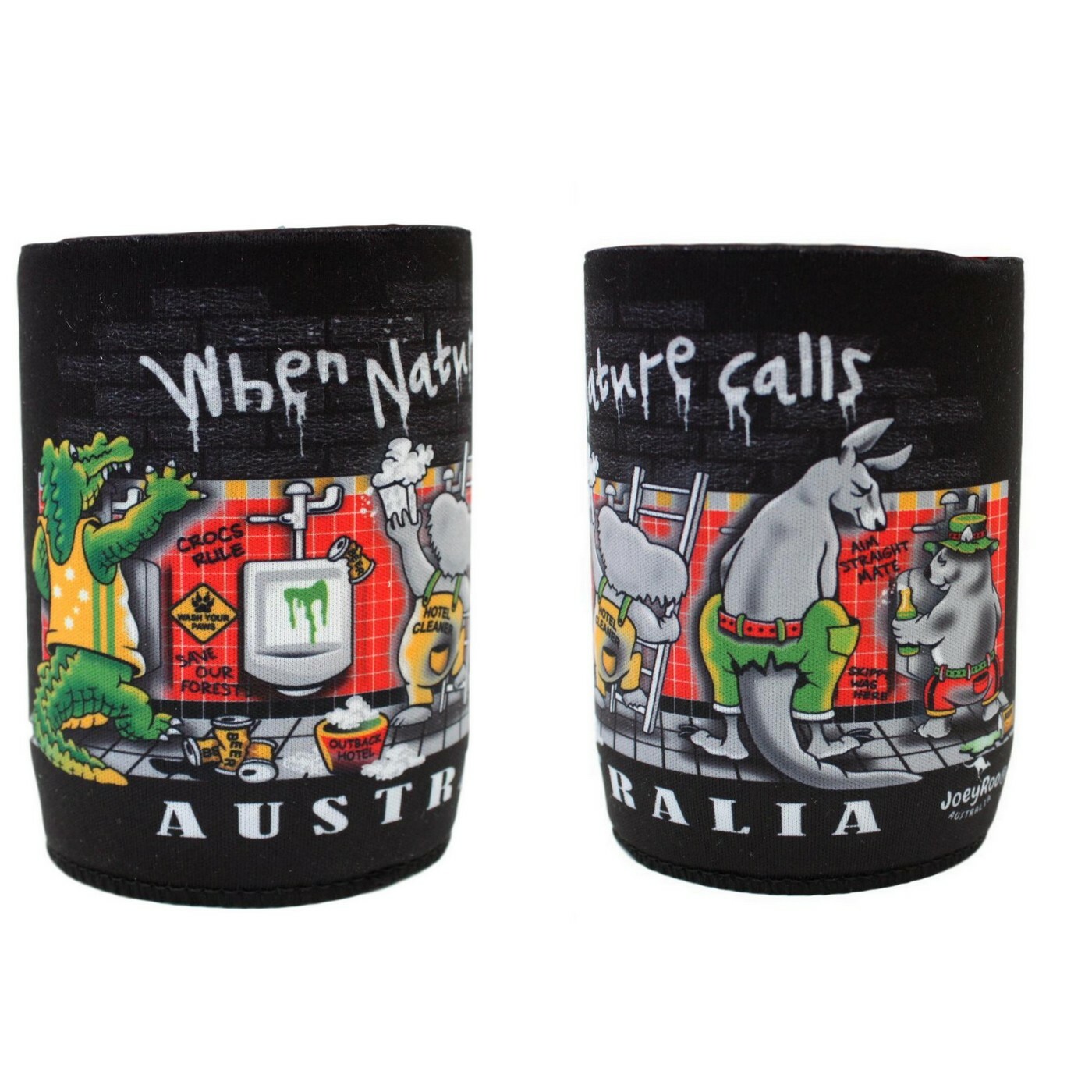 Stubby Holder Stubbie Can Beer Bottle Drink Cooler Australia Flag Funny Souvenir - Picture 33 of 110