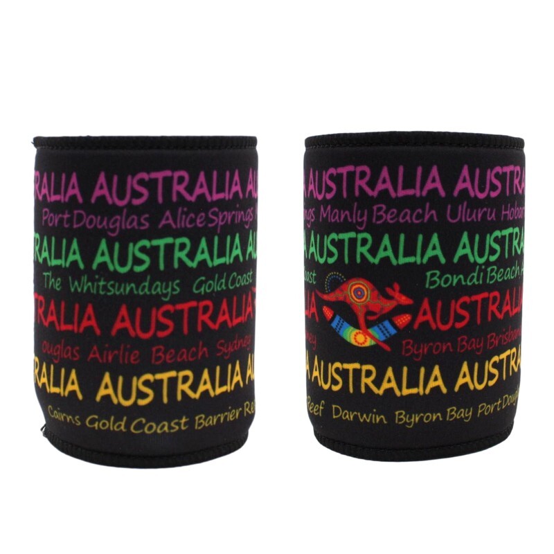 Stubby Holder Stubbie Can Beer Bottle Drink Cooler Australia Flag Funny Souvenir - Picture 98 of 110