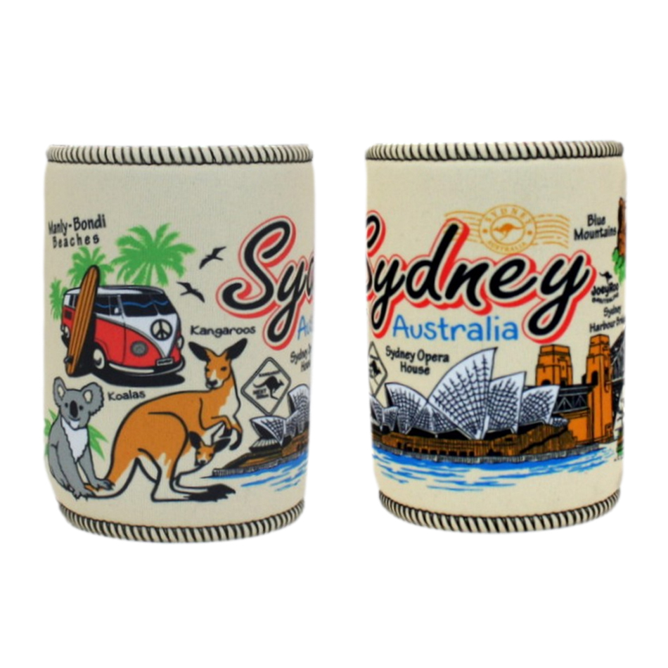 Stubby Holder Stubbie Can Beer Bottle Drink Cooler Australia Flag Funny Souvenir - Picture 99 of 110