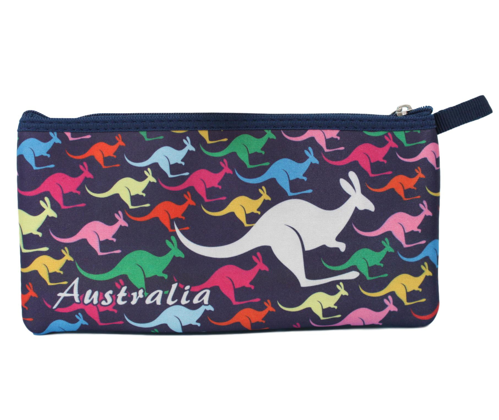 Neoprene Australian Souvenir Pencil Case Toiletries Pouch Zipped Bag Gift - Picture 16 of 19