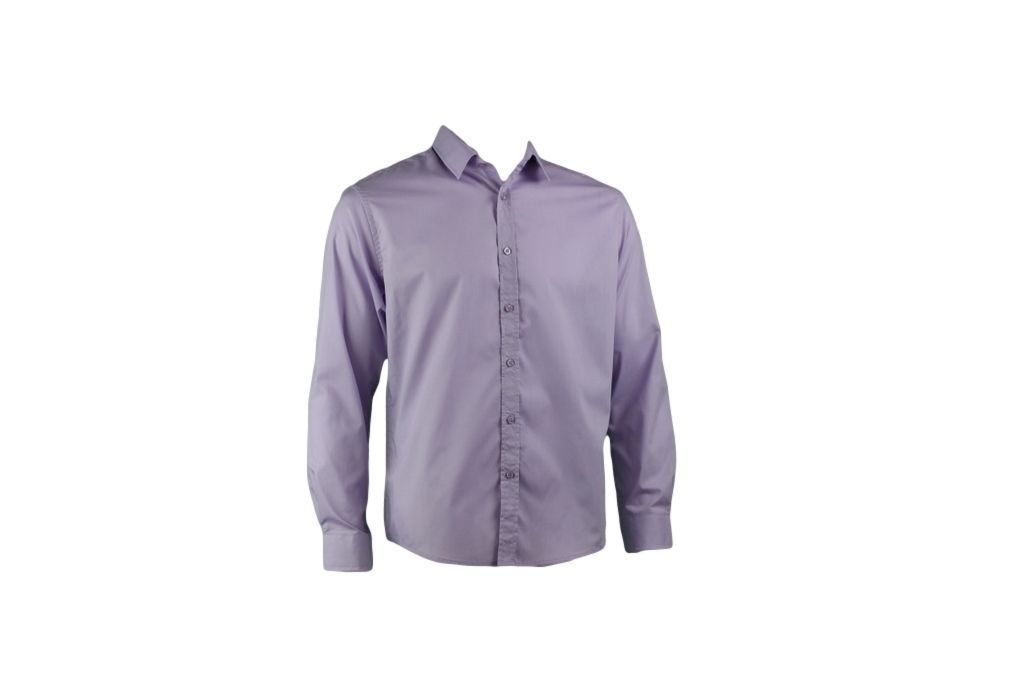 Men's Formal Dress Business Shirts Long Sleeve Cotton Blend Easy Iron - Picture 17 of 18