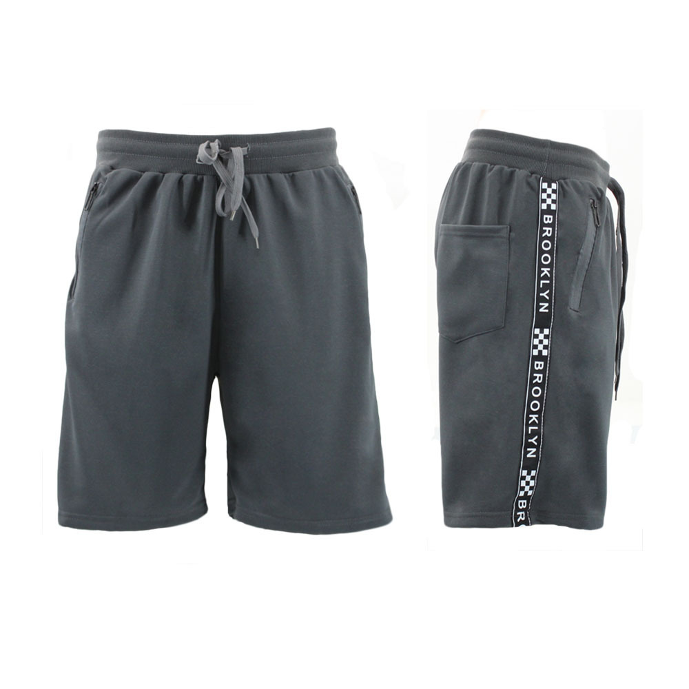 FIL Men's Gym Sports Jogging Casual Basketball Shorts Zipped Pockets BROOKLYN - Picture 21 of 21