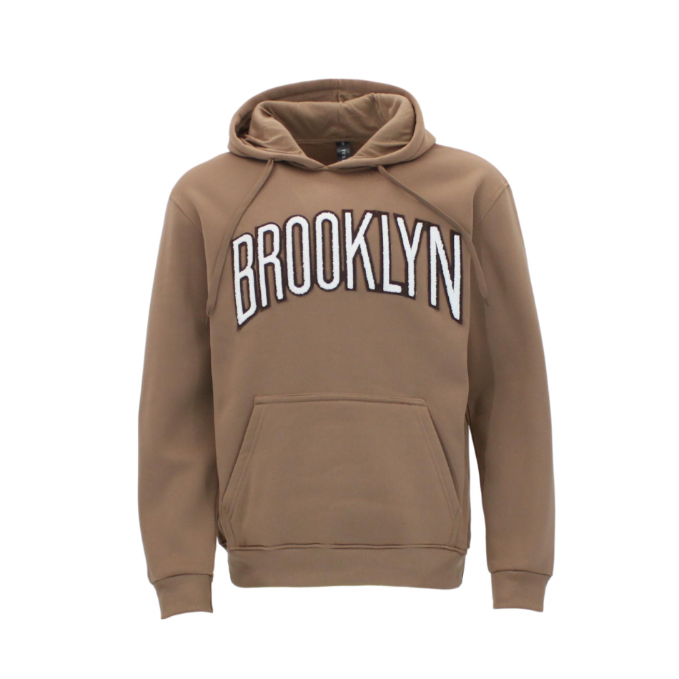 FIL Mens Fleece Hoodie Pullover Hooded Embroidered Jumper Sweater - BROOKLYN - Picture 26 of 49