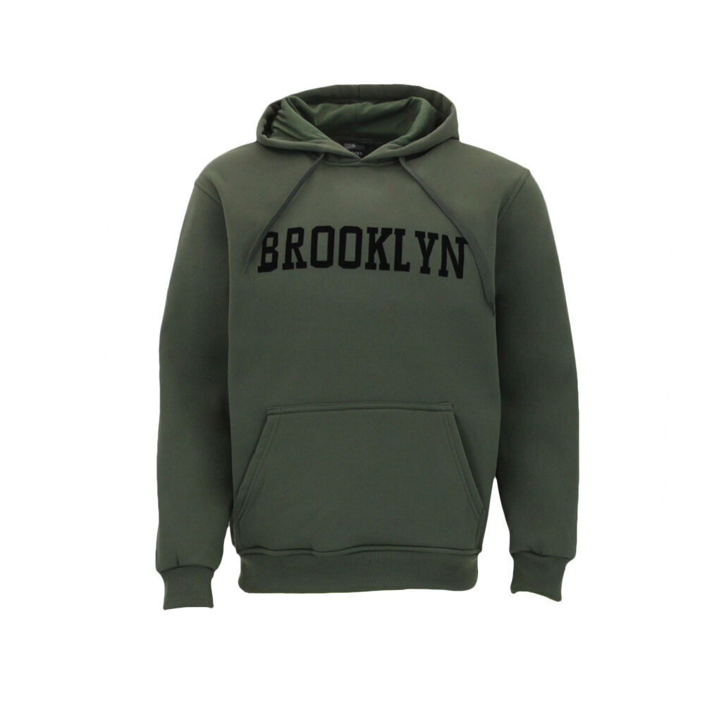 FIL Mens Adult Fleece Hoodie Pullover Hooded Jumper Sweater - BROOKLYN - Picture 11 of 17