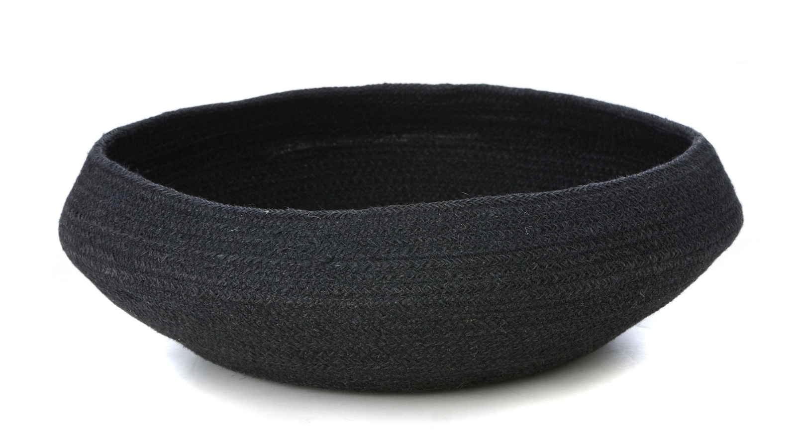 Anokhi Jute Cotton Round Bowl Bread Fruit Basket Storage Handmade Rustic Décor - Picture 5 of 11