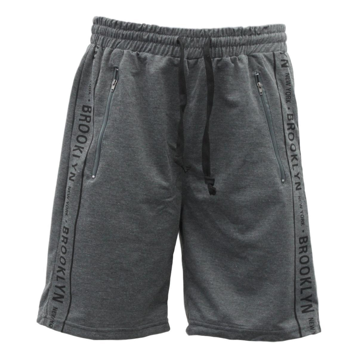 jogger shorts zip pockets
