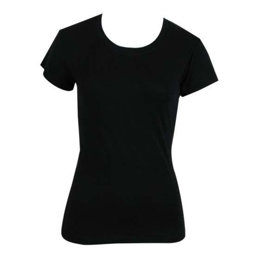 plain black tee womens