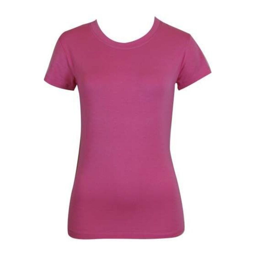 Women's Ladies Soft Stretch T Shirt Tee 