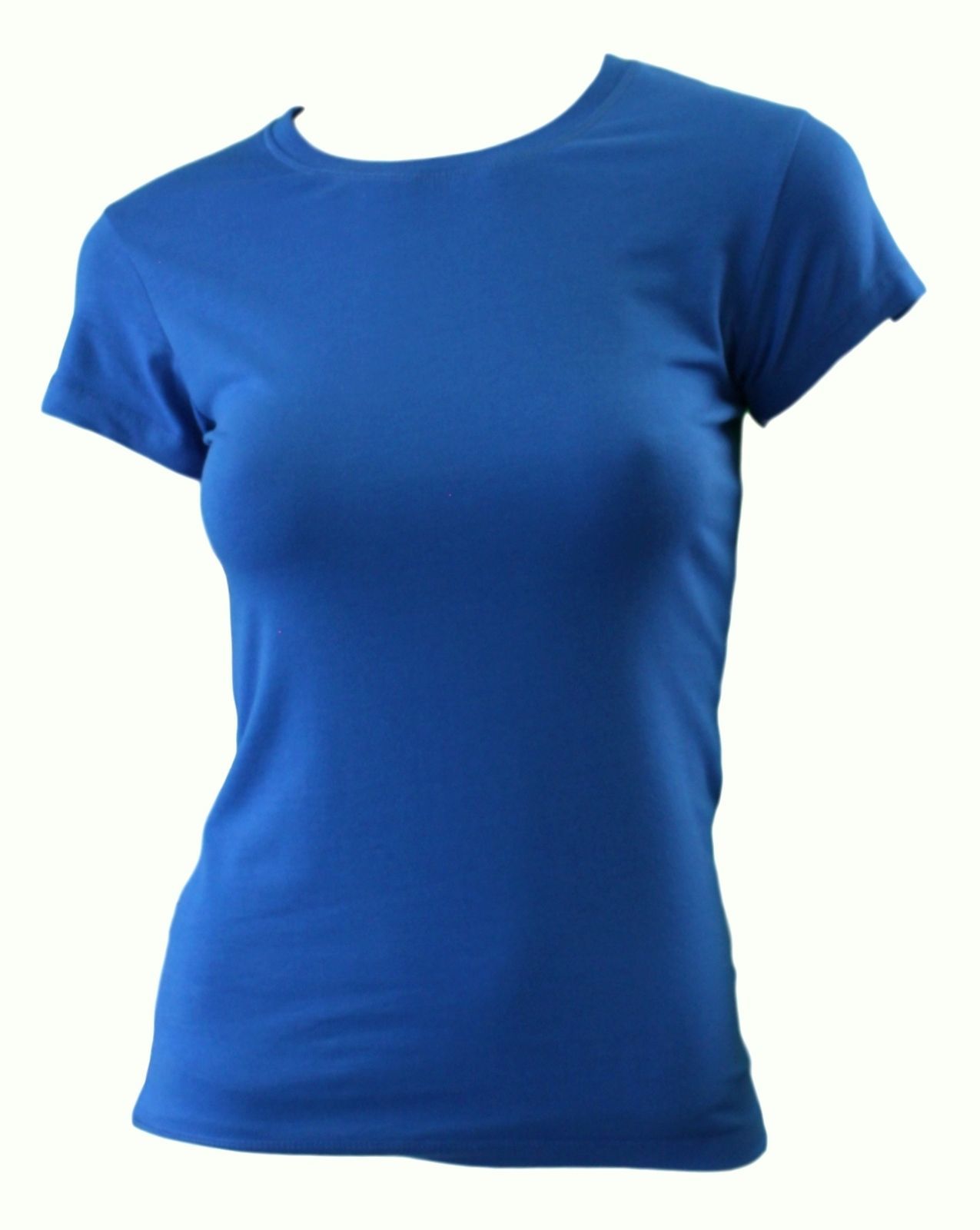 Women's Ladies Soft Stretch T Shirt Tee 