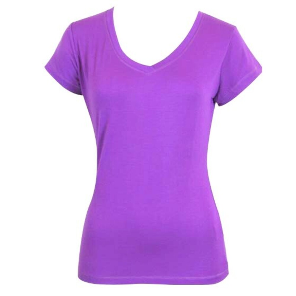 plain purple t shirt womens