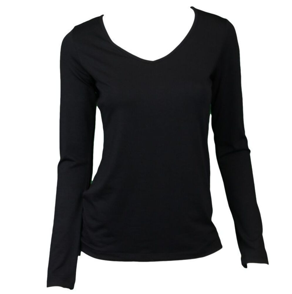 V Neck Soft Stretch T Shirt Tee 