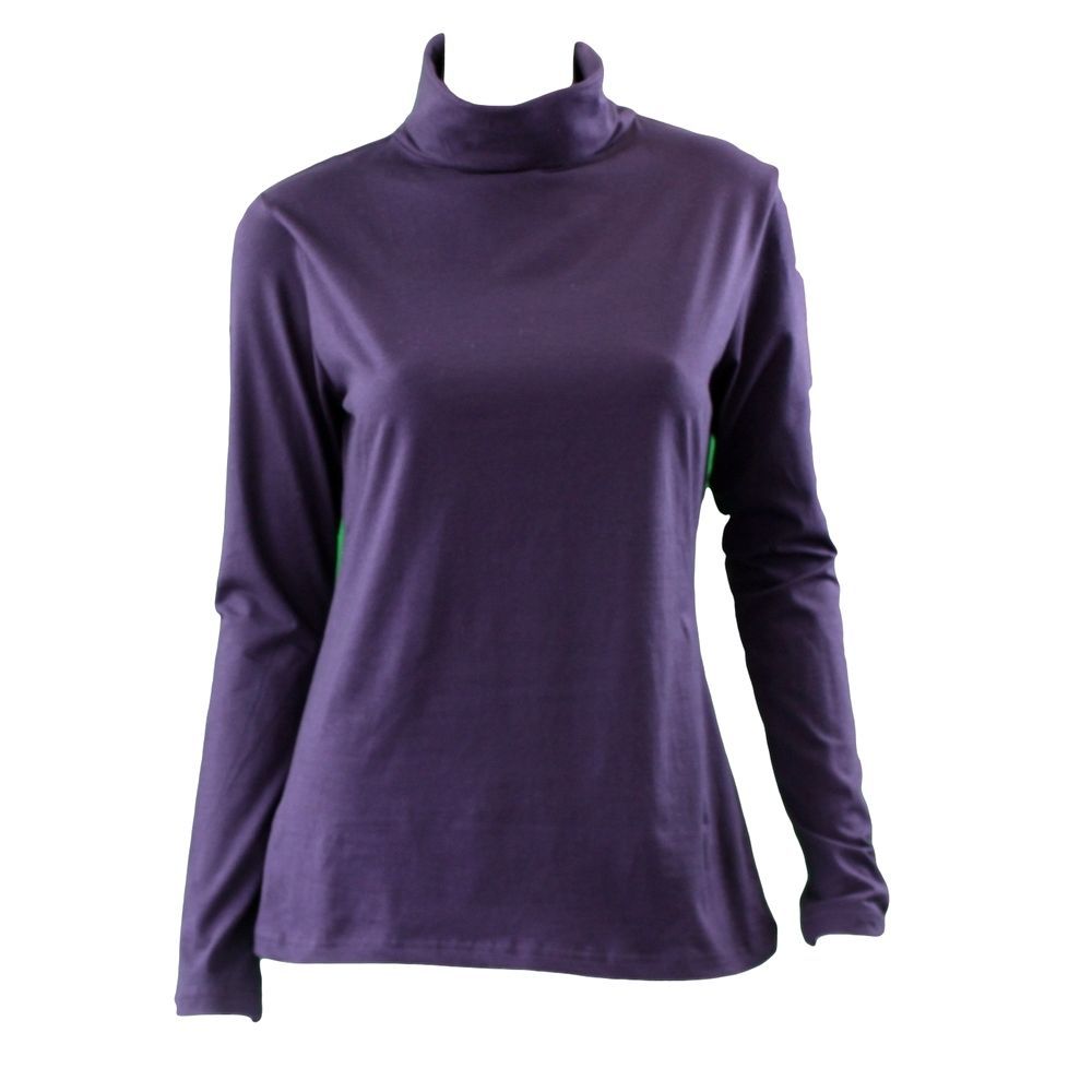Women�s Cotton Skivvy Turtleneck Long Sleeve Top High Neck