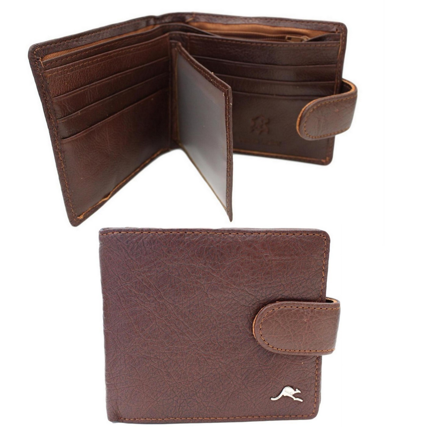 Australian Souvenir Australia Mens Leather Bi-Fold wallet Genuine Leather - Fresh Idea Living