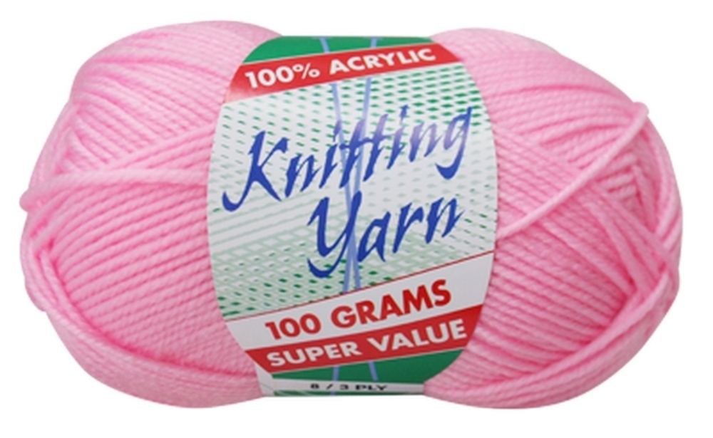 100g Knitting Yarn 3/8 Ply Super Soft Acrylic Knitting Wool Solid Multi