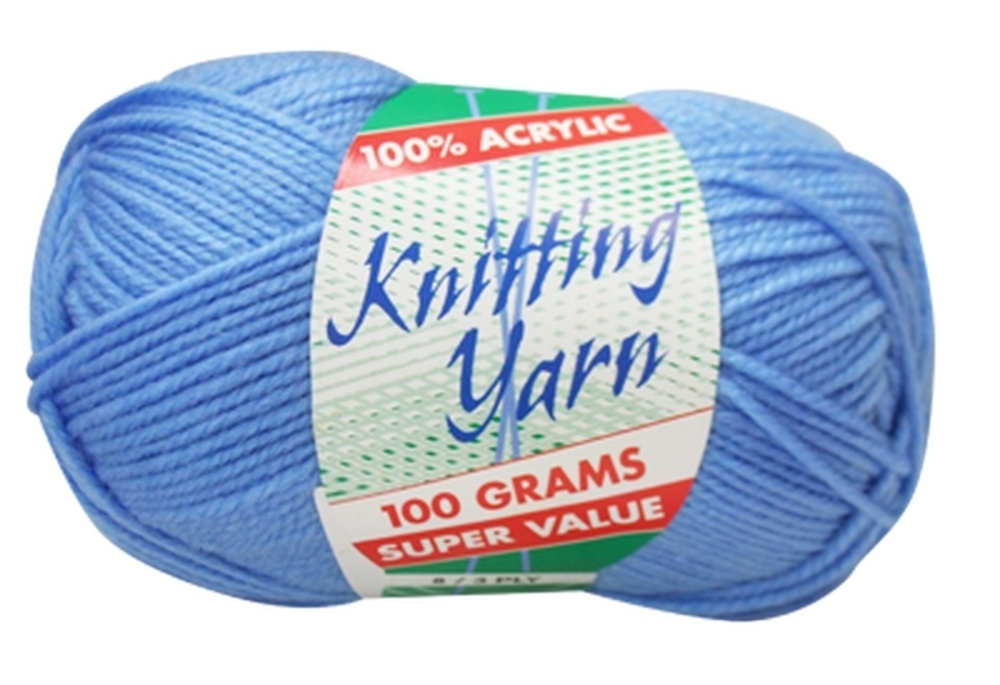 10 x Knitting Yarn Wool Acrylic 8 Ply 100g Navy Blue 100% Brand New WIN-046 