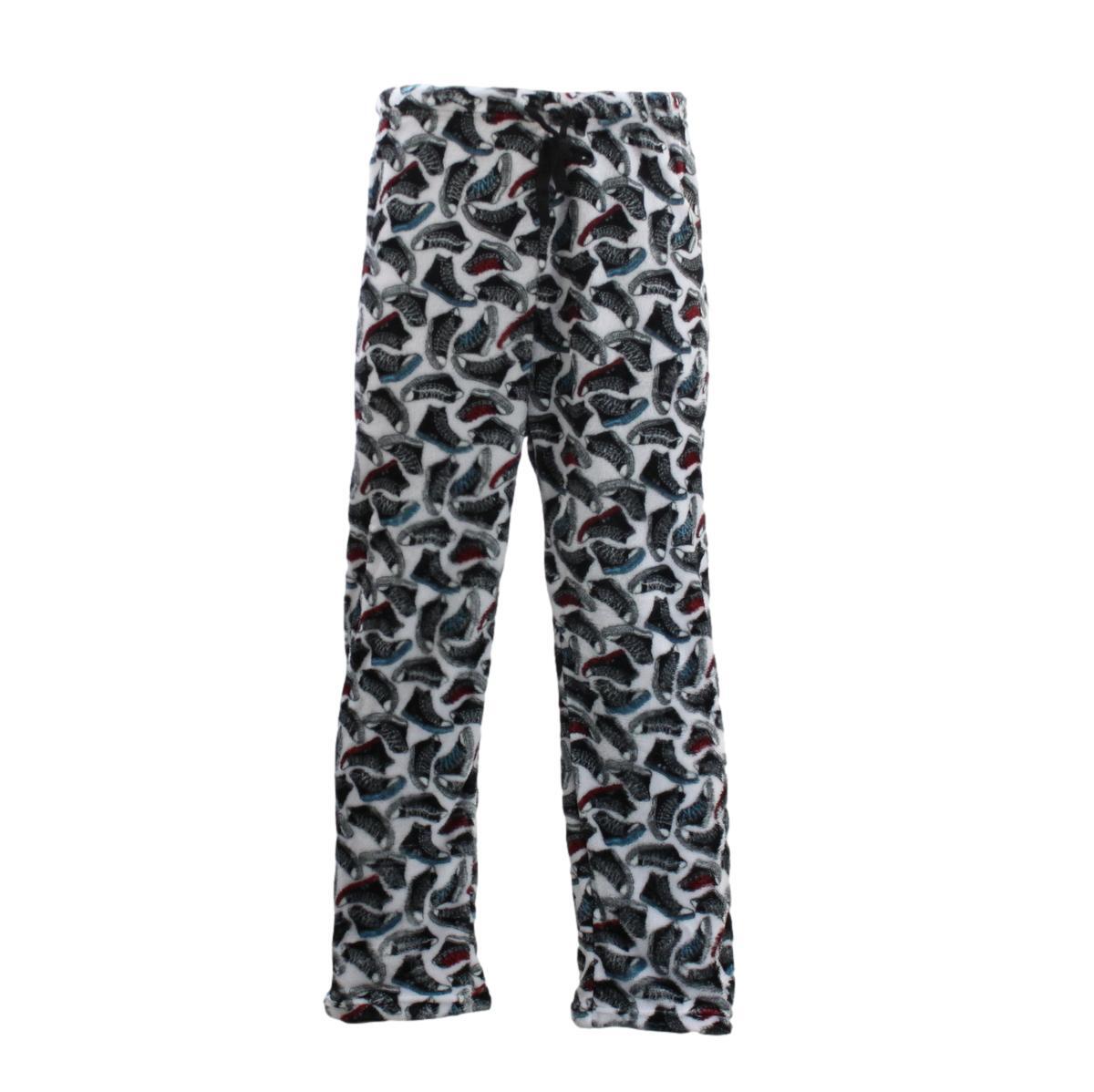 Men’s Soft Plush Lounge Sleep Pyjama Pajama Pants Fleece Winter ...