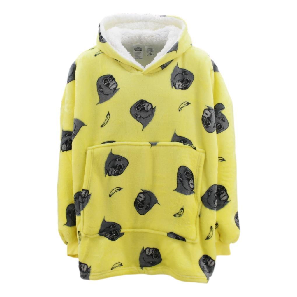 FIL Oversized Hoodie Blanket Plush Warm Big Fleece Soft Pullover Adult Kids - Picture 22 of 89