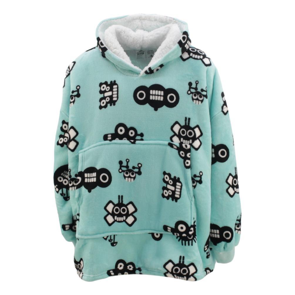 FIL Oversized Hoodie Blanket Plush Warm Big Fleece Soft Pullover Adult Kids - Picture 24 of 89
