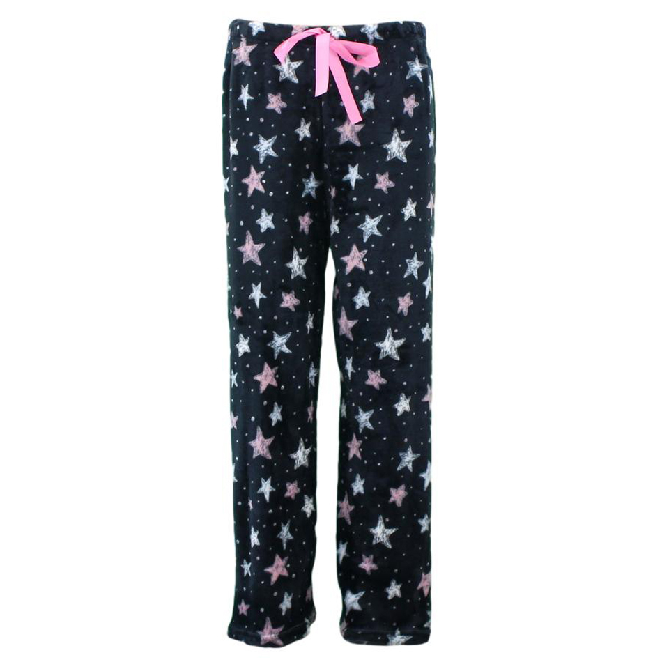 Women's Soft Plush Lounge Sleep Pyjama Pajama Pants Fleece Winter