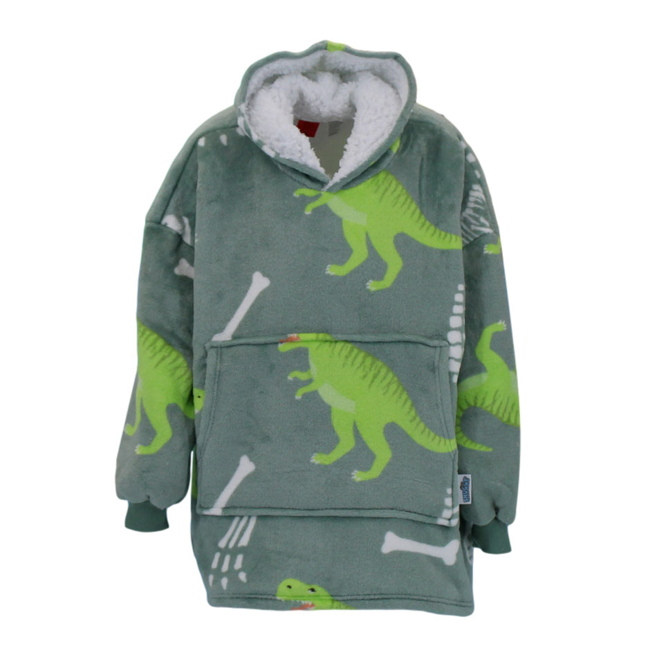 FIL Oversized Hoodie Blanket Plush Warm Big Fleece Soft Pullover Adult Kids - Picture 51 of 89