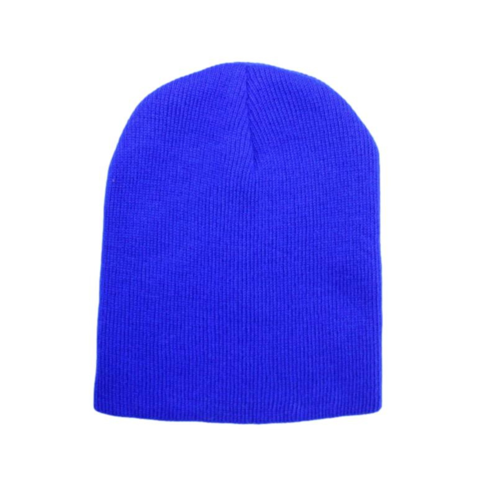 Kids Boys Girls Beanie Winter Warm Knitted Sherpa Plain Patterned - Picture 20 of 25