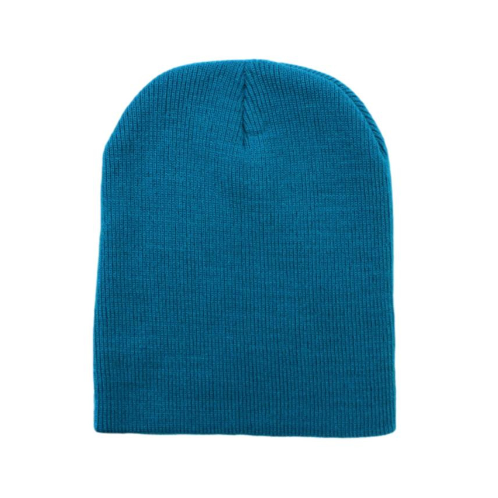 Kids Boys Girls Beanie Winter Warm Knitted Sherpa Plain Patterned - Picture 24 of 25