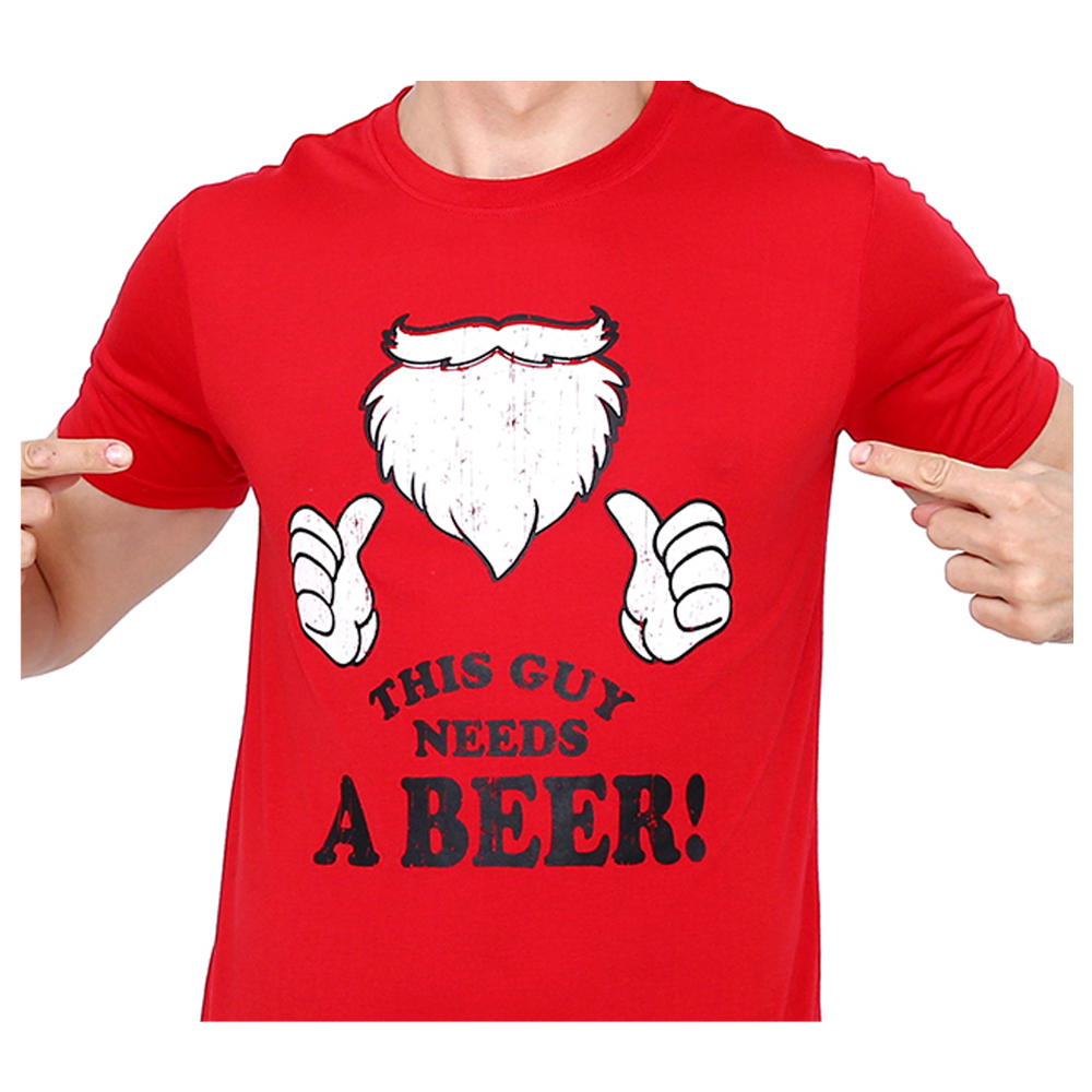 Adult Mens Christmas T Shirts 100% Cotton Xmas Tees Funny Humor Holiday