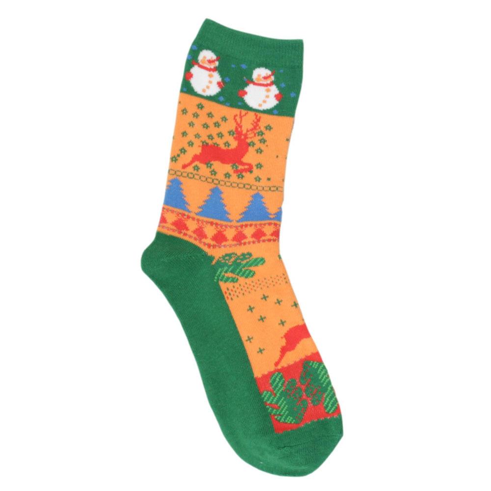 FIL Kids Christmas Socks Cotton Unisex Santa Claus Xmas Gift Holiday Girl Boy - Picture 5 of 7
