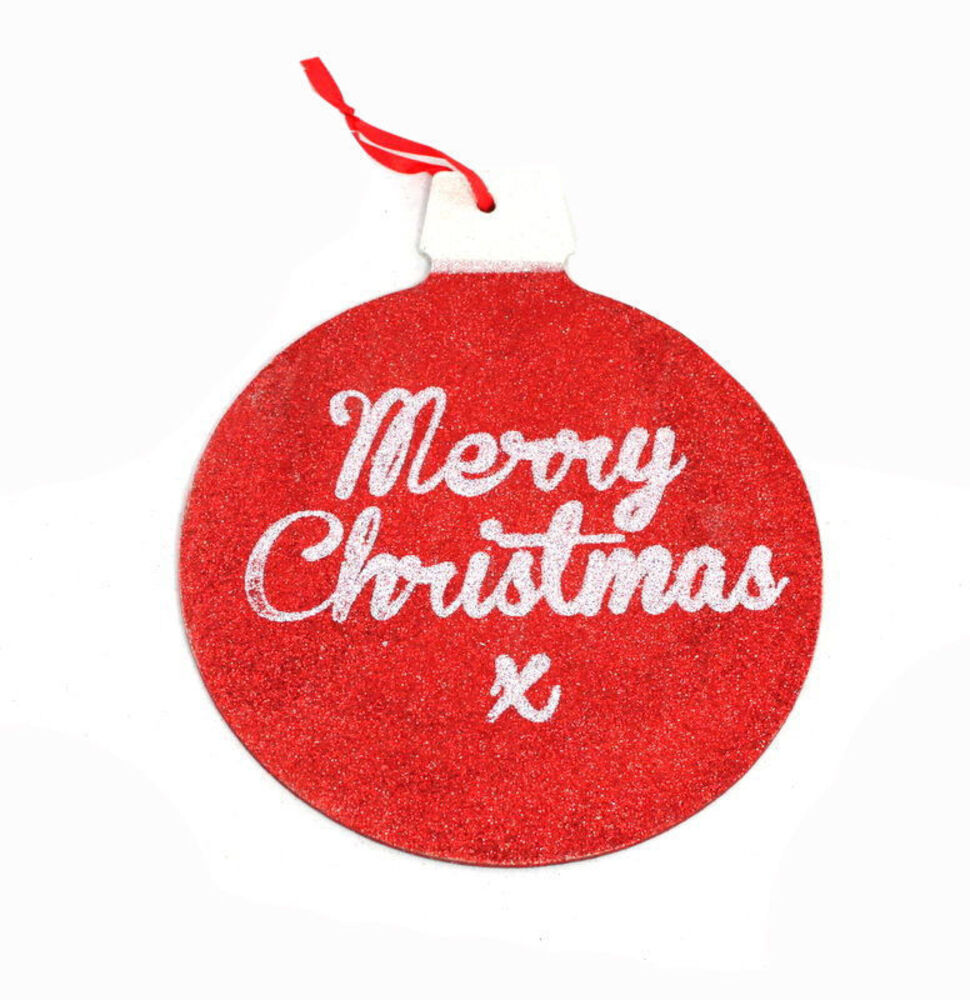 Christmas Glitter Hanging Door Wall Xmas Decoration Décor - Merry Christmas - Picture 2 of 3