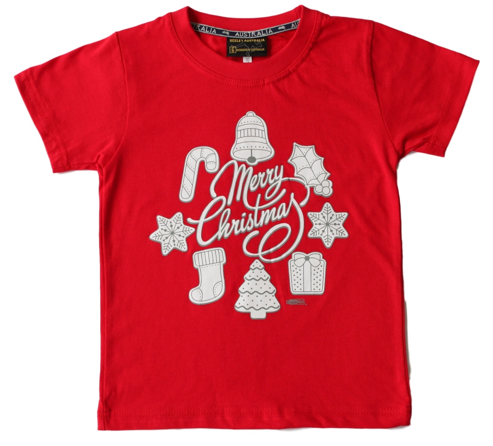 Kids Boys Girls Christmas Xmas T Shirt Tree 100 Cotton Red NEW eBay