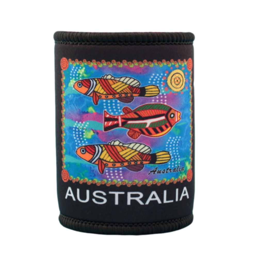Stubby Holder Stubbie Can Beer Bottle Drink Cooler Australia Flag Funny Souvenir - Picture 108 of 110