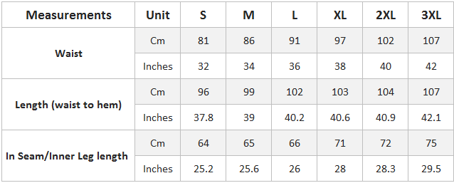 man size pants