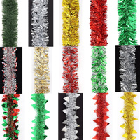 12m Premium Christmas Tinsel Extra Wide Garland 4m x3 Xmas Tree Decoration Full