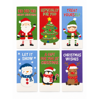 6 Pack Christmas Money Holder Cards with Envelopes Xmas Cash Gift Cards Voucher