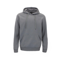 Adult Men's Unisex Basic Plain Hoodie Jumper Pullover Sweater Sweatshirt XS-5XL [Size: 4XL] [Colour: Cool Grey]