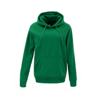 Adult Men's Unisex Basic Plain Hoodie Jumper Pullover Sweater Sweatshirt XS-5XL [Size: 4XL] [Colour: Green]