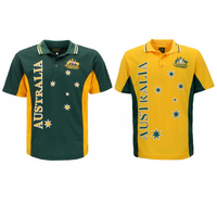 Adult Mens Sports Soccer Football Rugby Jersey Polo T Shirt Australia Souvenir