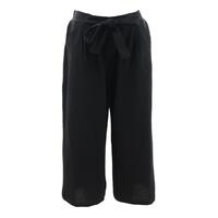 FIL Women's Wide Leg Culottes w Waist Tie 7/8 Pants Trousers Summer