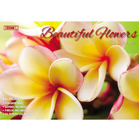 Beautiful Flowers - 2022 Rectangle Wall Calendar 13 Months by Bartel