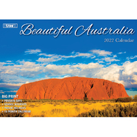 Beautiful Australia - 2022 Rectangle Wall Calendar 13 Months by Bartel