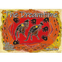 Dreamtime  - 2024 Rectangle Wall Calendar 13 Months by Bartel