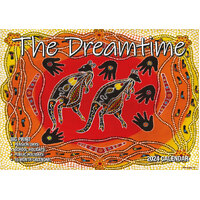 Dreamtime  - 2024 Rectangle Wall Calendar 13 Months by Bartel
