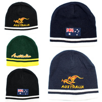 Australian Souvenir Unisex Beanie Womens Ski Winter Warm Hat Cap Australia Flag