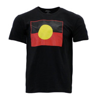Adult T Shirt Australian Australia Day Souvenir Gift 100% Cotton Aboriginal Flag